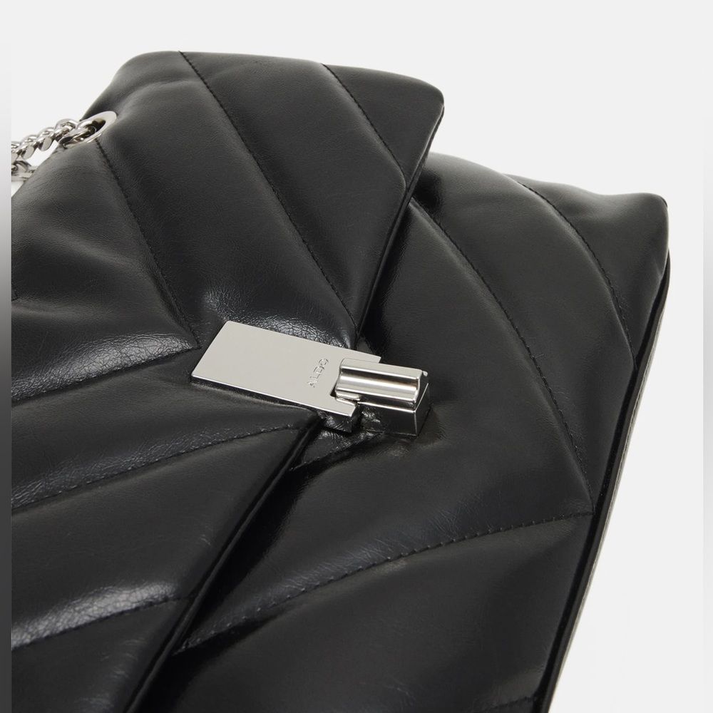 ALDO Rhiladia large quilted cross body bag in black - Picture 7 of 10